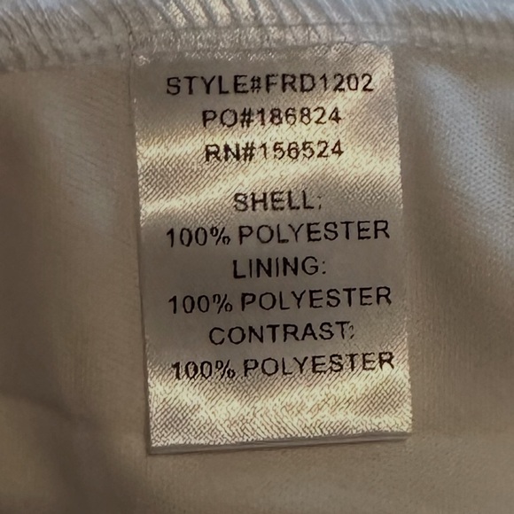 Freesia Chiffon Bustier Mini Dress Size XL Pink Ivory Spaghetti Straps NEW - Picture 12 of 15